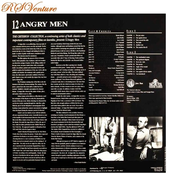 LaserDisc Film "12 ANGRY MEN" - Picture 2 of 3